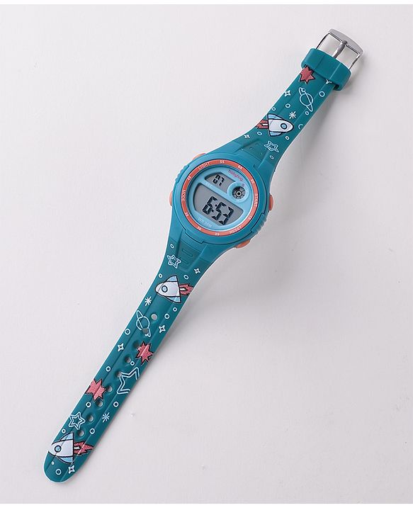 Babyhug Printed Digital Watch - Green