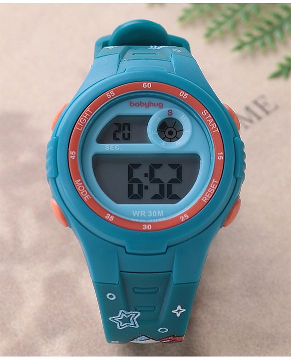 Babyhug Printed Digital Watch - Green