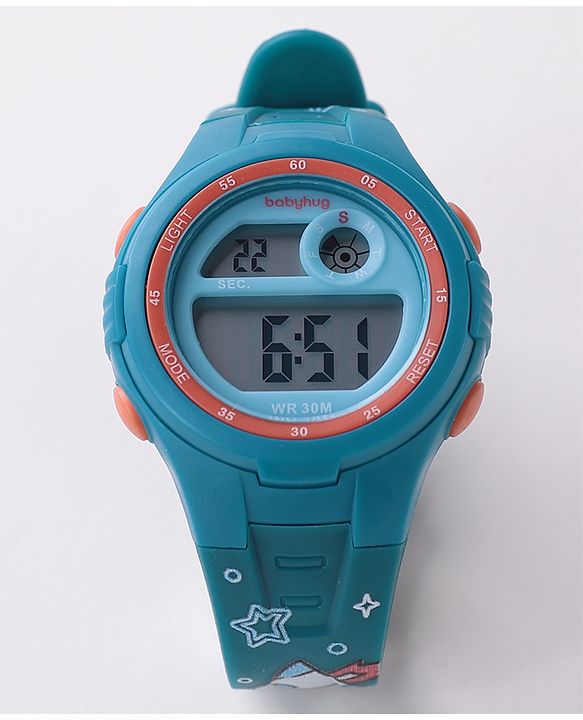 Babyhug Printed Digital Watch - Green