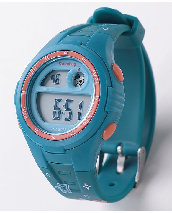 Babyhug Printed Digital Watch - Green