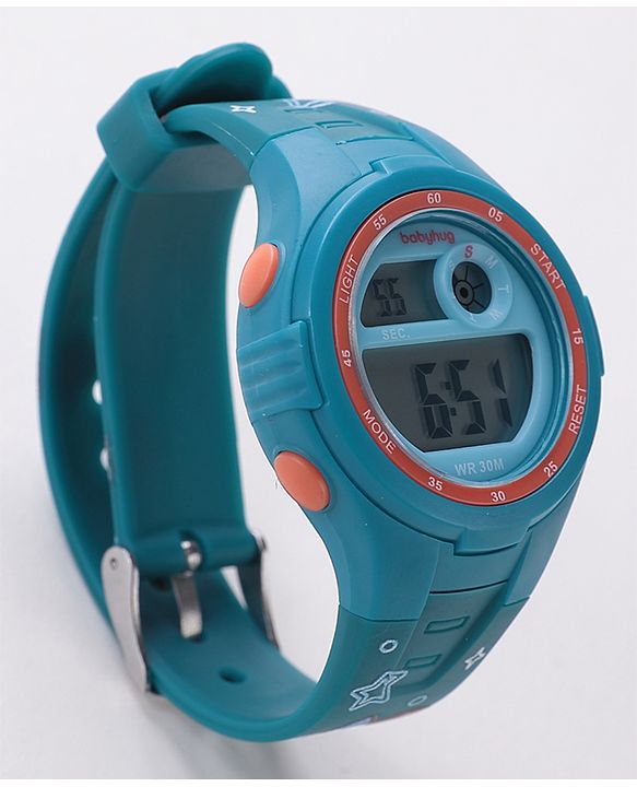 Babyhug Printed Digital Watch - Green