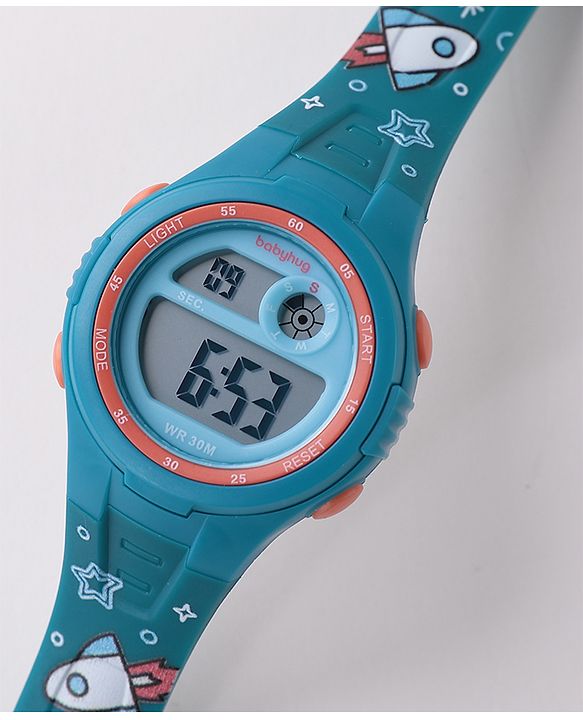 Babyhug Printed Digital Watch - Green