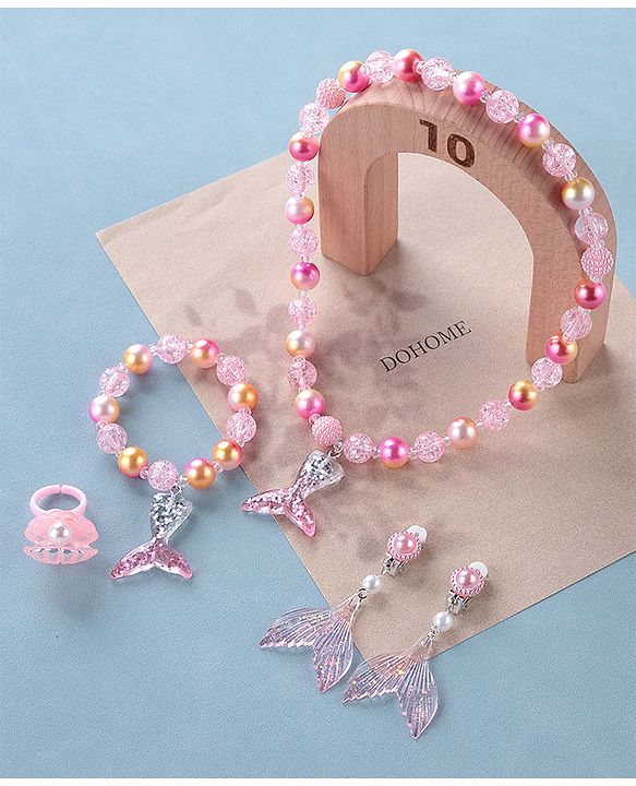 Babyhug  Free Size Jewellery Set  -Pink