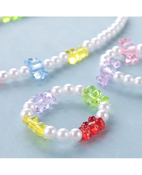 Babyhug Free Size Jewellery Set Pearl & Candy Detailing- Multicolor