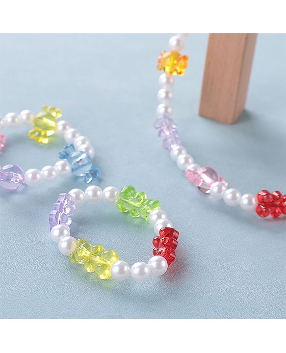 Babyhug Free Size Jewellery Set Pearl & Candy Detailing- Multicolor