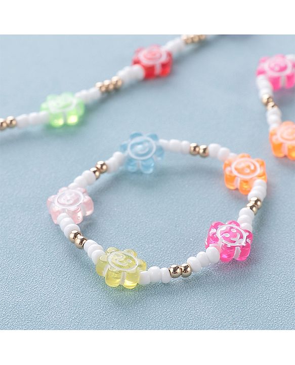 Babyhug Free Size Jewellery Set Floral Design- Multicolor