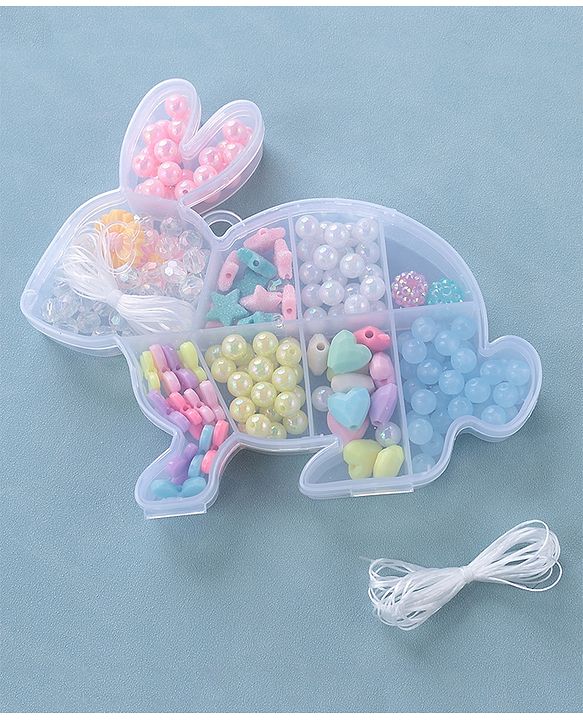 Babyhug Free Size  Rabbit Shaped DIY Jewellery Box - Multicolor