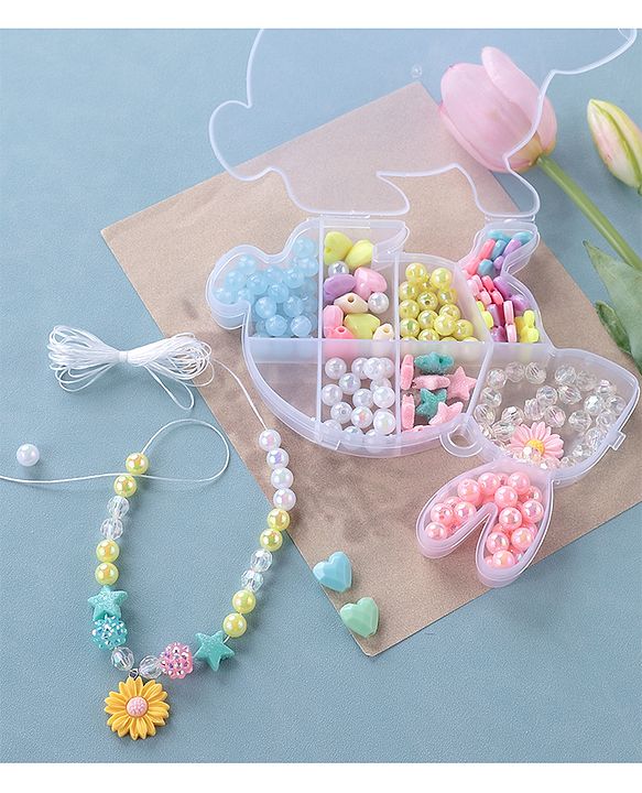 Babyhug Free Size  Rabbit Shaped DIY Jewellery Box - Multicolor