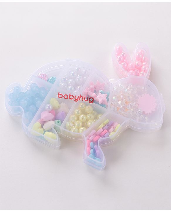 Babyhug Free Size  Rabbit Shaped DIY Jewellery Box - Multicolor