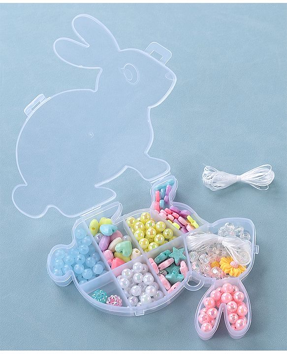 Babyhug Free Size  Rabbit Shaped DIY Jewellery Box - Multicolor