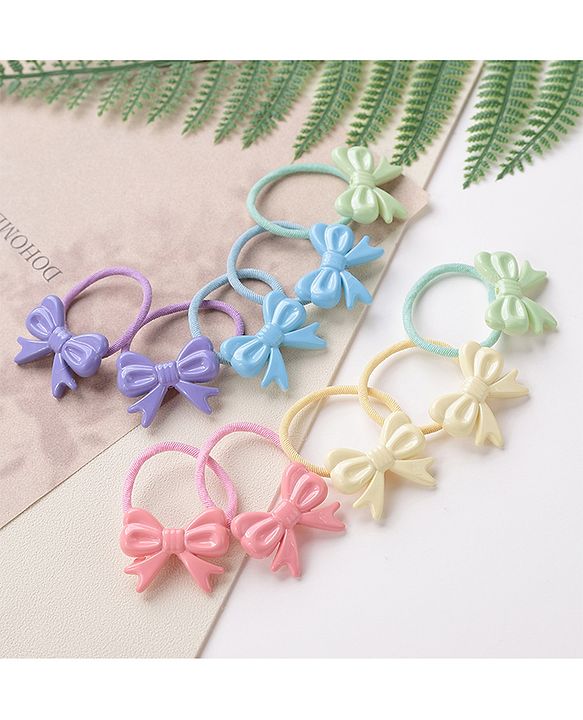 Babyhug Rubber Bands & Scrunchies Sets Free Size - Multicolour