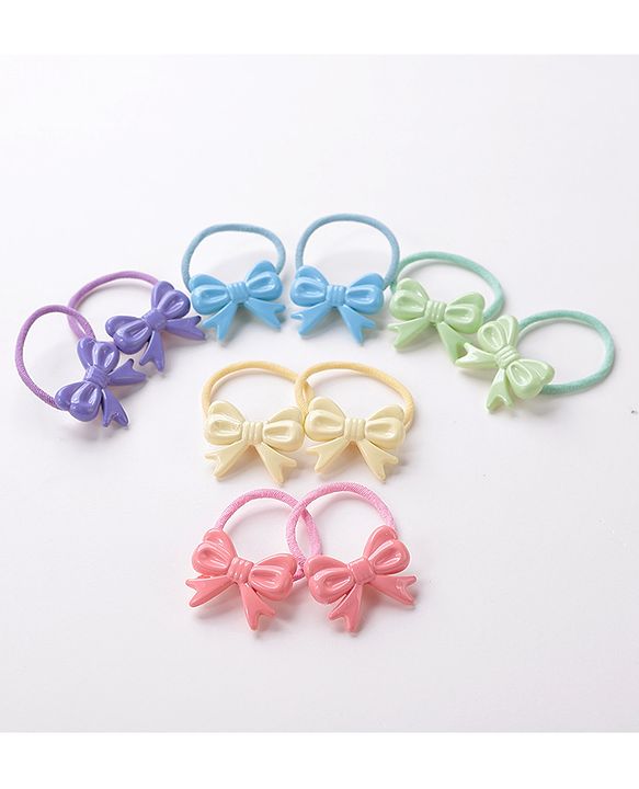 Babyhug Rubber Bands & Scrunchies Sets Free Size - Multicolour