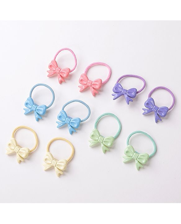 Babyhug Rubber Bands & Scrunchies Sets Free Size - Multicolour