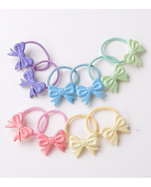 Babyhug Rubber Bands & Scrunchies Sets Free Size - Multicolour
