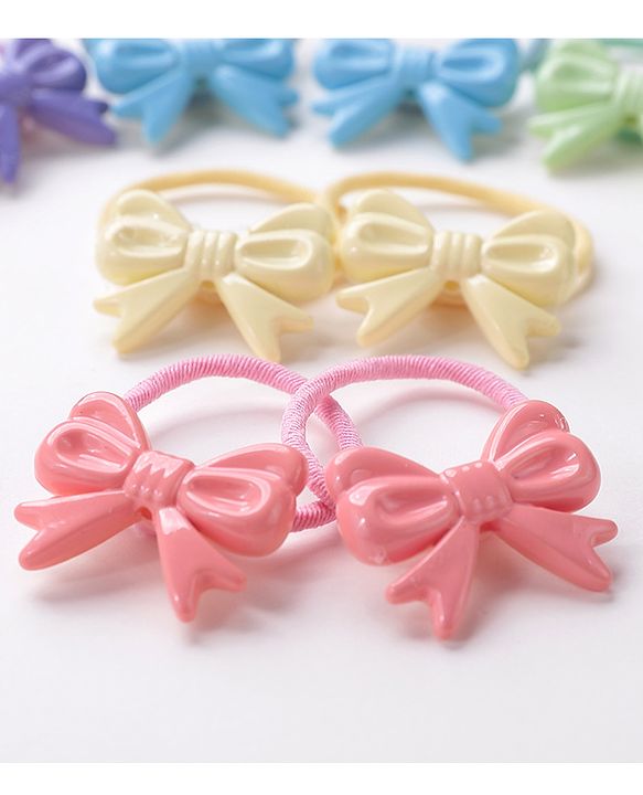 Babyhug Rubber Bands & Scrunchies Sets Free Size - Multicolour
