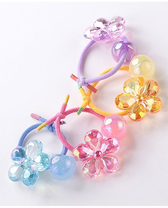 Babyhug Rubber Bands & Scrunchies Sets Free Size - Multicolour