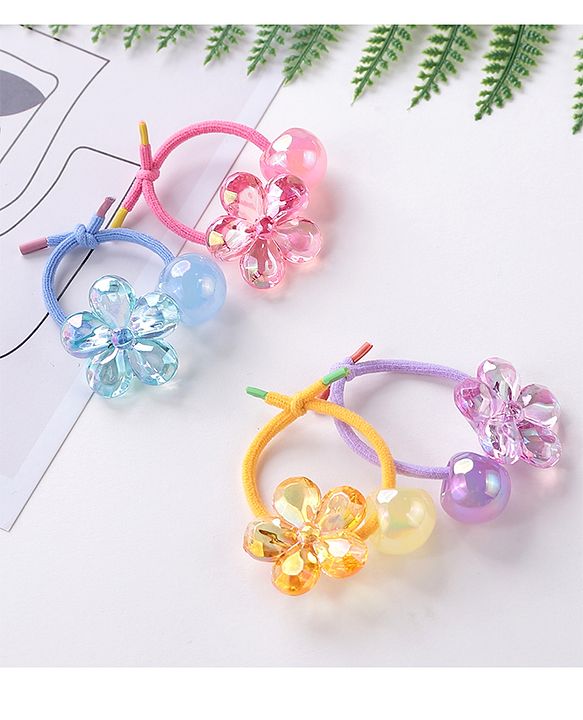 Babyhug Rubber Bands & Scrunchies Sets Free Size - Multicolour