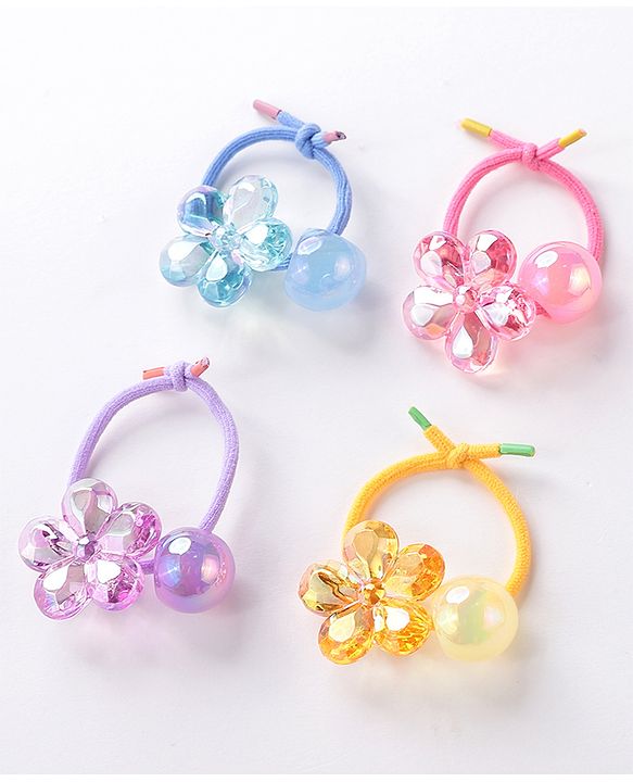 Babyhug Rubber Bands & Scrunchies Sets Free Size - Multicolour
