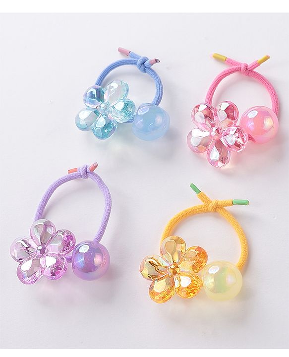 Babyhug Rubber Bands & Scrunchies Sets Free Size - Multicolour