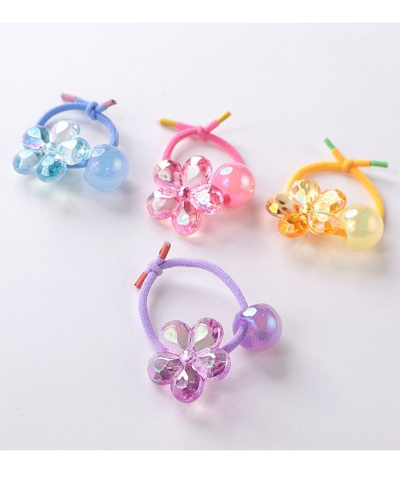 Babyhug Rubber Bands & Scrunchies Sets Free Size - Multicolour
