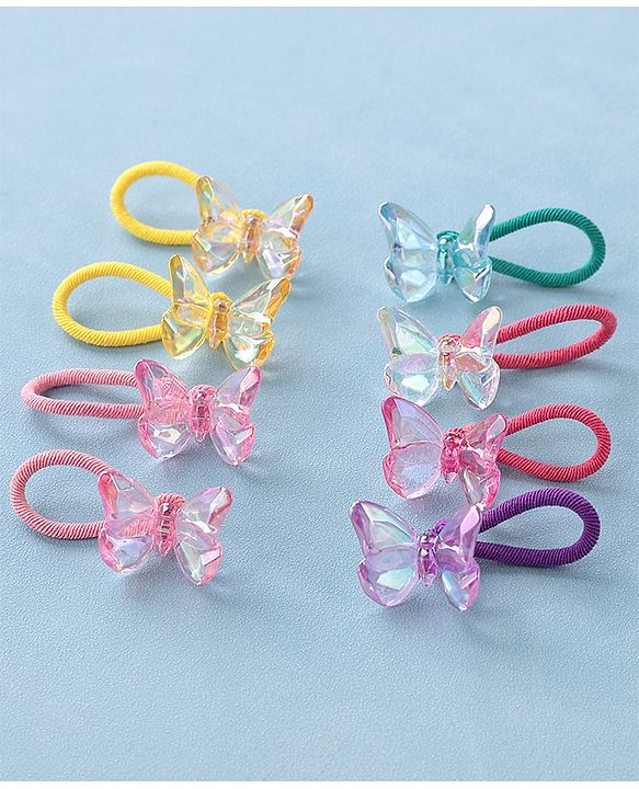 Babyhug Rubber Bands & Scrunchies Sets Free Size - Multicolour