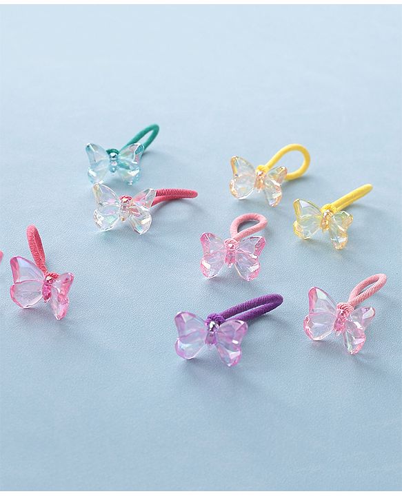 Babyhug Rubber Bands & Scrunchies Sets Free Size - Multicolour