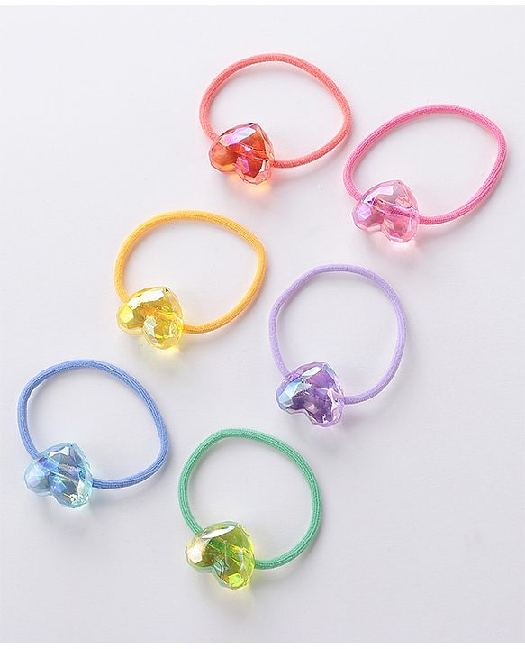 Babyhug Rubber Bands & Scrunchies Sets Free Size - Multicolour