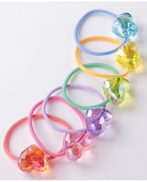 Babyhug Rubber Bands & Scrunchies Sets Free Size - Multicolour