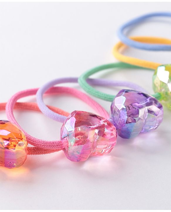 Babyhug Rubber Bands & Scrunchies Sets Free Size - Multicolour
