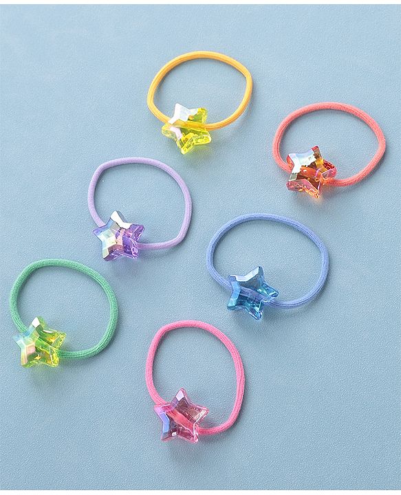 Babyhug Rubber Bands & Scrunchies Sets Free Size - Multicolour