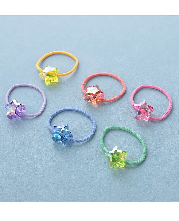 Babyhug Rubber Bands & Scrunchies Sets Free Size - Multicolour