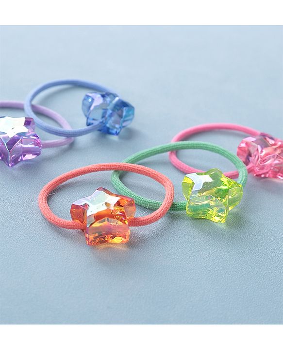Babyhug Rubber Bands & Scrunchies Sets Free Size - Multicolour