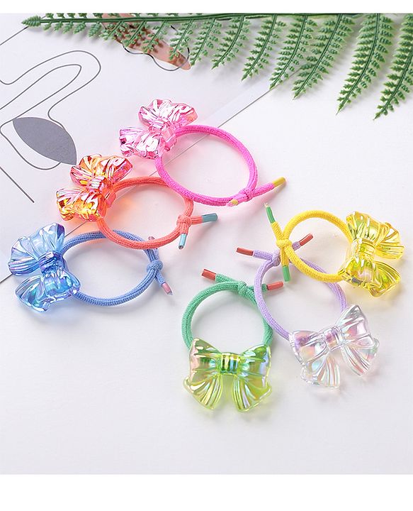 Babyhug Rubber Bands & Scrunchies Sets Free Size - Multicolour