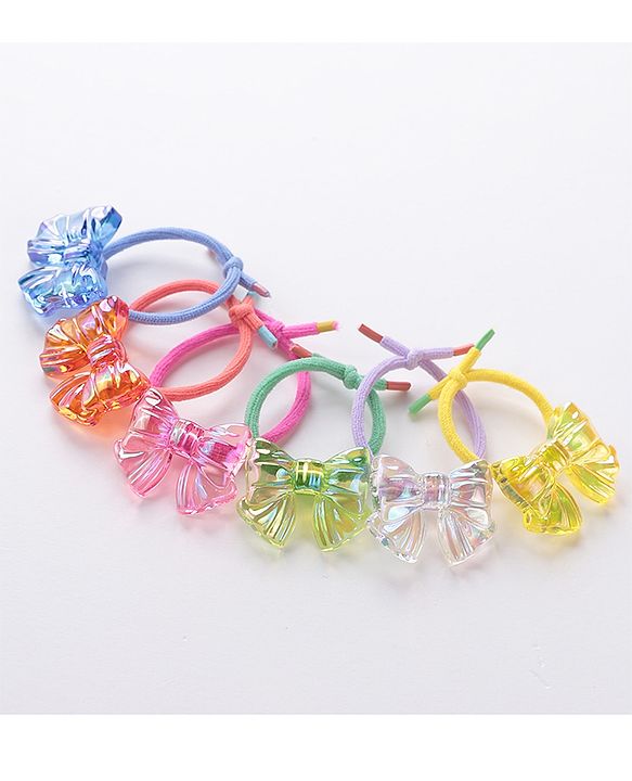 Babyhug Rubber Bands & Scrunchies Sets Free Size - Multicolour
