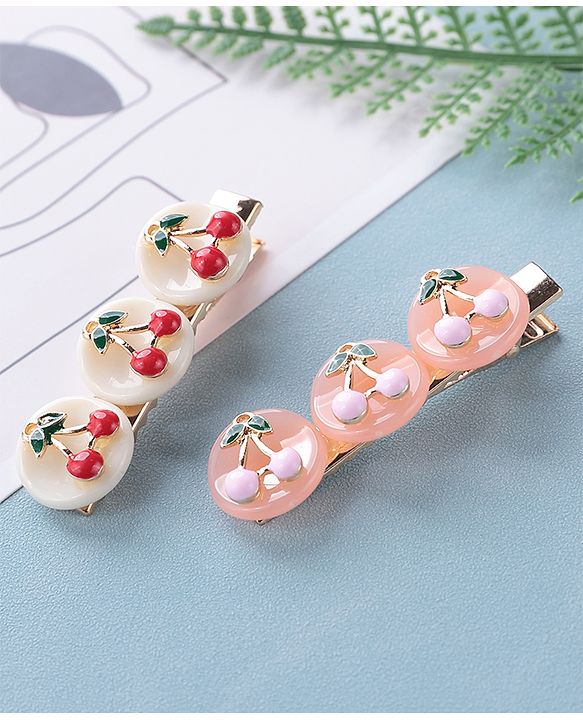 Babyhug Hair Pins And Clips Set Free Size - Multicolor