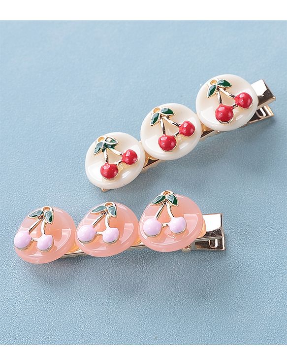 Babyhug Hair Pins And Clips Set Free Size - Multicolor