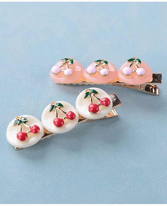 Babyhug Hair Pins And Clips Set Free Size - Multicolor