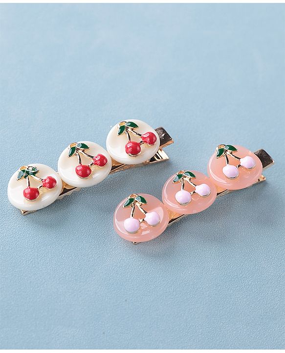 Babyhug Hair Pins And Clips Set Free Size - Multicolor