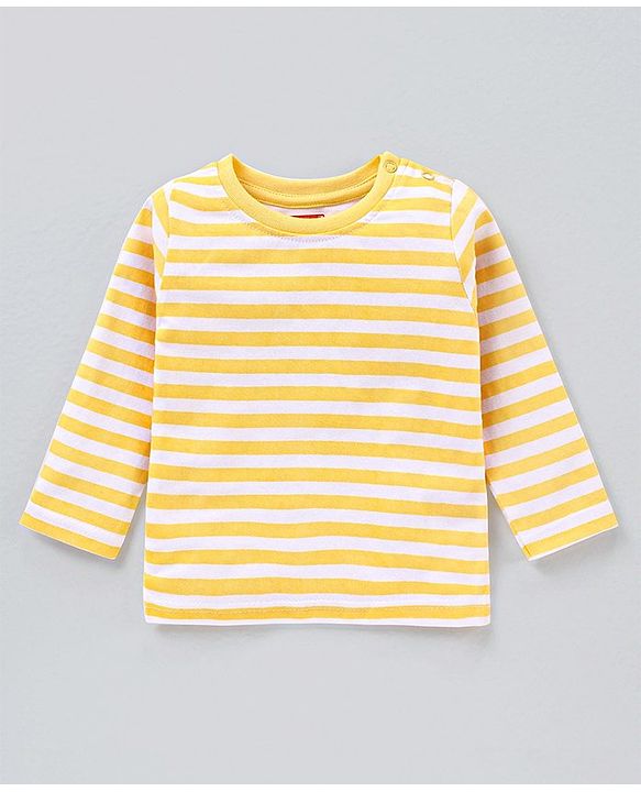 Babyhug Cotton Dungaree With Striped Inner T-Shirt Giraffe & Leaf  Print - Green and Yellow