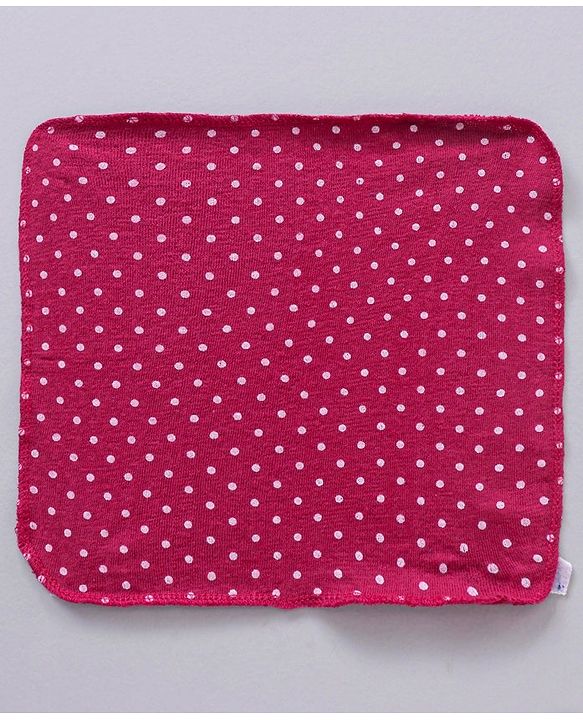 Babyhug Terry Hand and Face Towel Pack of 6 - Multicolor