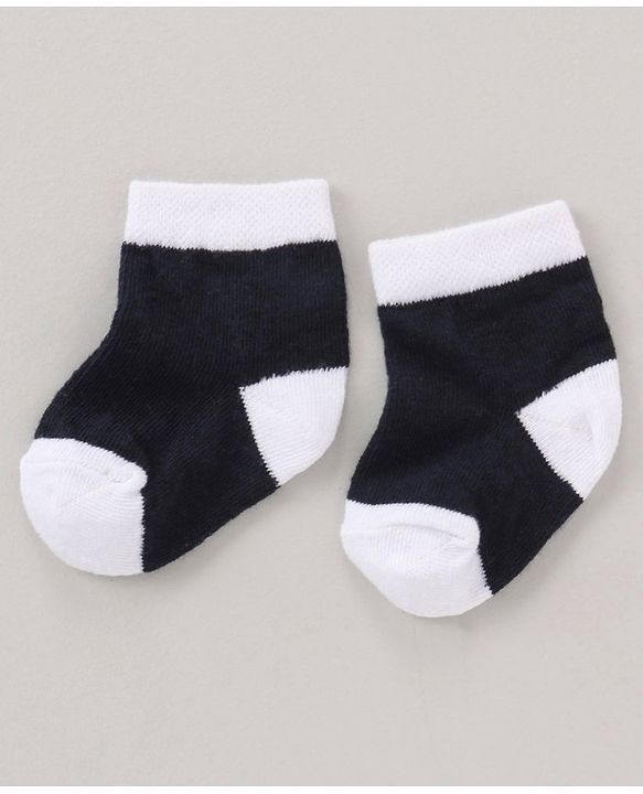 Cute Walk by Babyhug Anti Bacterial Ankle Length Non Terry Socks Strips Pack of 5 Pair - Multicolour