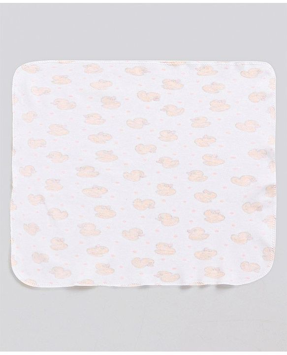 Babyhug 100% Cotton Wash Cloth Pack of 8 - Multicolor