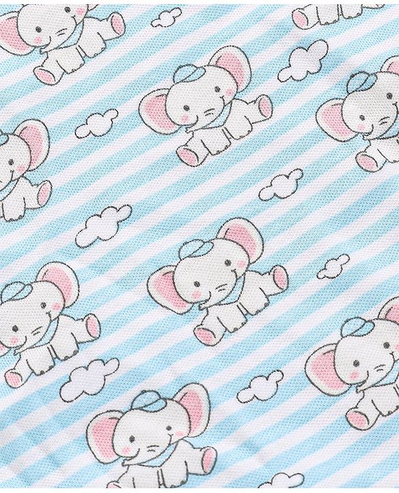 Babyhug 100% Cotton Wash Cloth Pack of 8 - Multicolor
