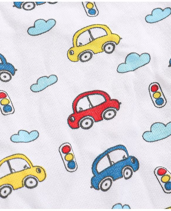 Babyhug 100% Cotton Wash Cloth Pack of 8 - Multicolor