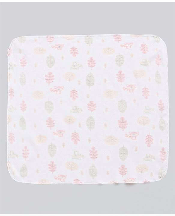 Babyhug 100% Cotton Wash Cloth Pack of 8 - Multicolor