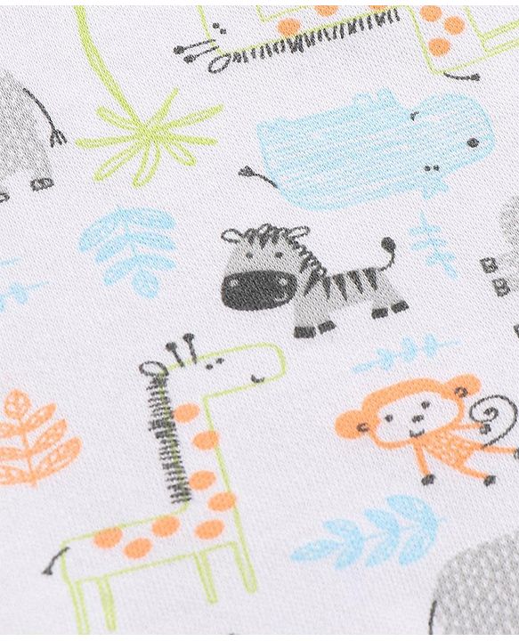 Babyhug 100% Cotton Wash Cloth Pack of 8 - Multicolor