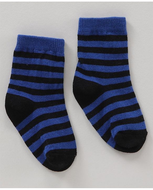 Cute Walk by Babyhug Ankle Length Antibacterial Socks Stripes Print Pack Of 7 - Multicolor