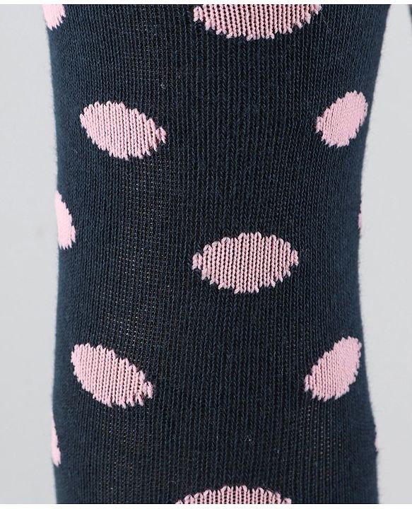 Cutewalk by Babyhug Anti-Bacterial Tights Polka Dots - Navy
