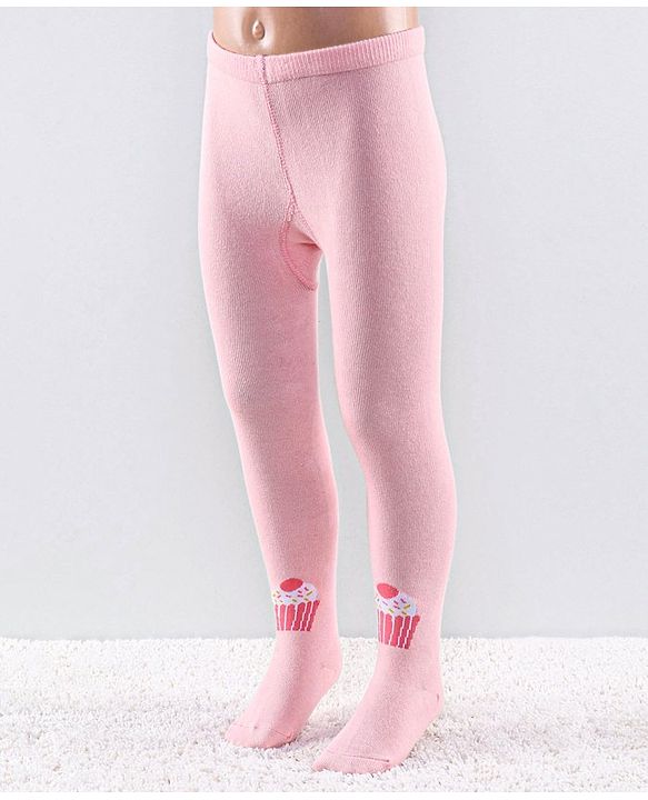 Cutewalk by Babyhug Anti Bacterial Footed Tights Striped Pack Of 2 - Pink