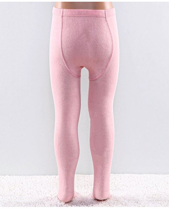 Cutewalk by Babyhug Anti Bacterial Footed Tights Striped Pack Of 2 - Pink